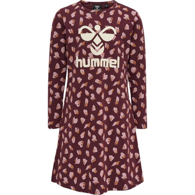 Hummel Carolina Night L/S Kleid Kinder Bordeaux | 227955-325