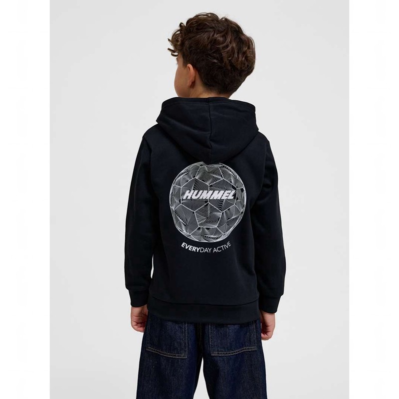 Hummel Casper Hoodie Kinder Schwarz | 536711-552