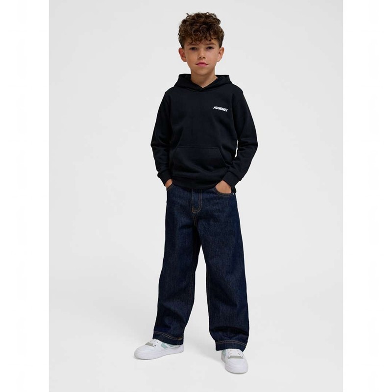 Hummel Casper Hoodie Kinder Schwarz | 536711-552
