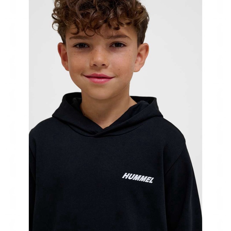 Hummel Casper Hoodie Kinder Schwarz | 536711-552