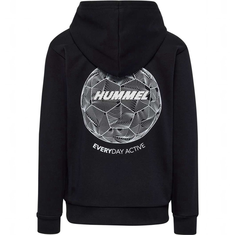 Hummel Casper Hoodie Kinder Schwarz | 536711-552