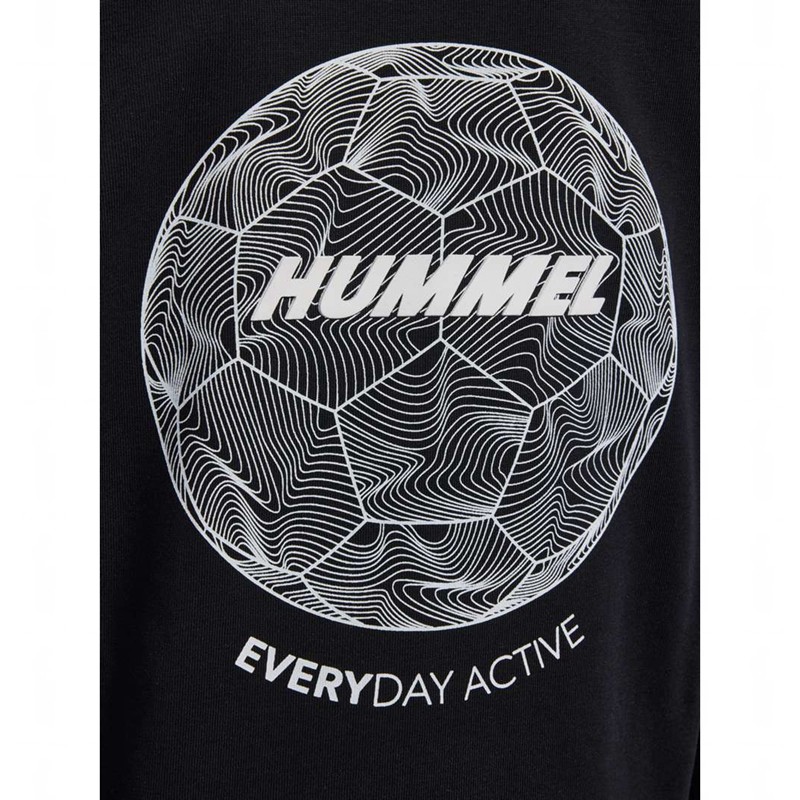 Hummel Casper Hoodie Kinder Schwarz | 536711-552