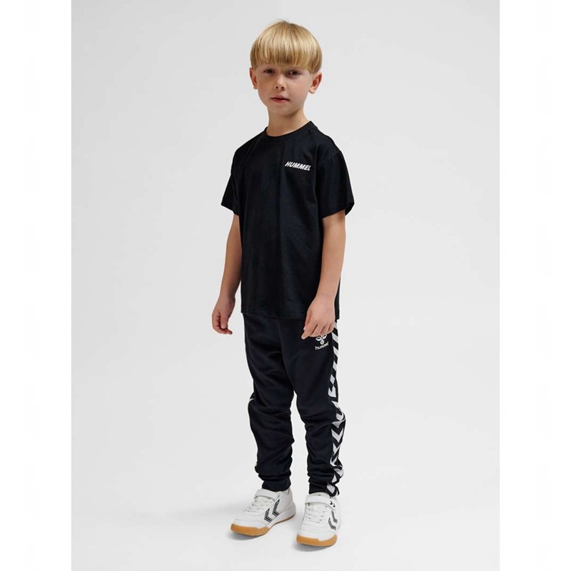Hummel Casper S/S T-shirts Kinder Schwarz | 463097-205