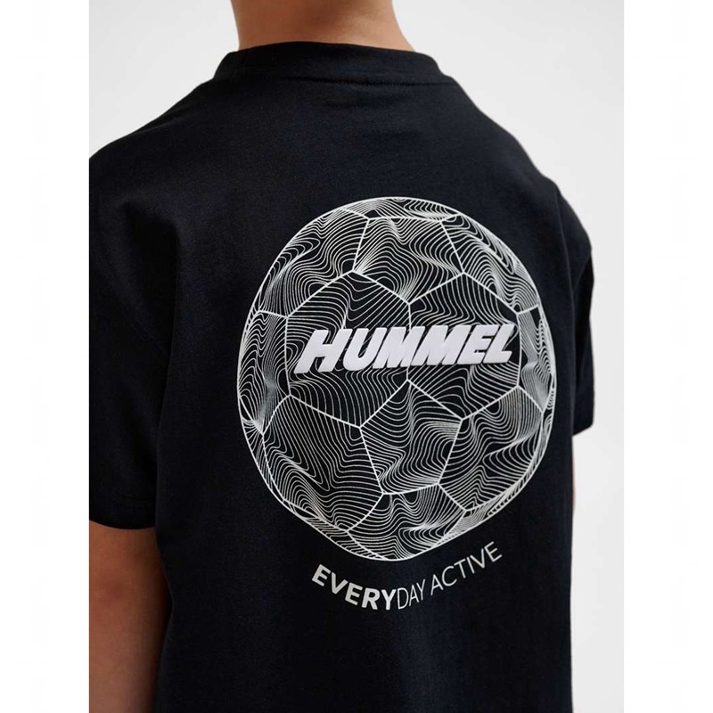 Hummel Casper S/S T-shirts Kinder Schwarz | 463097-205