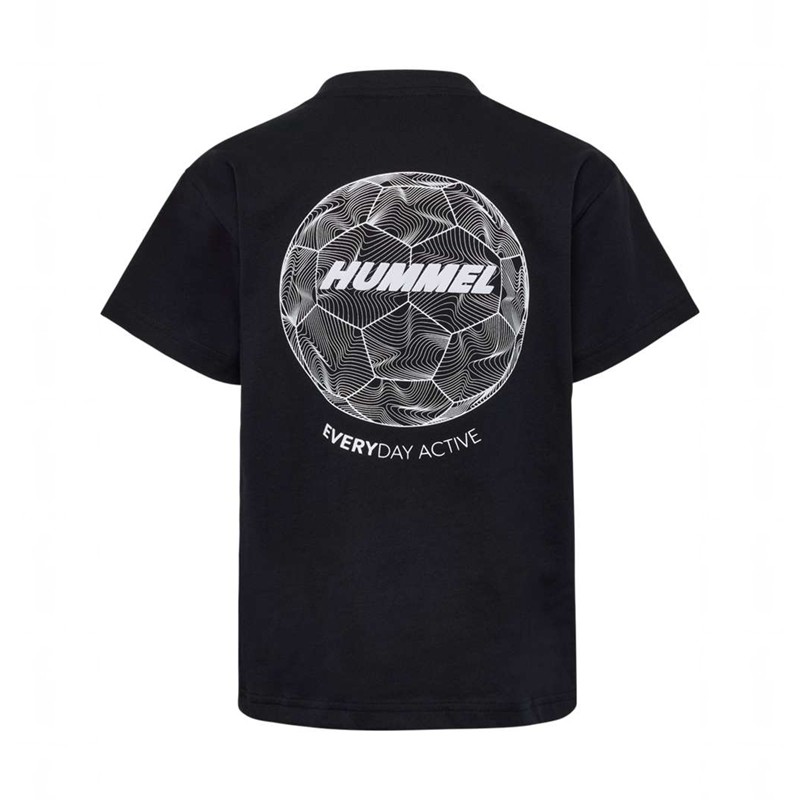 Hummel Casper S/S T-shirts Kinder Schwarz | 463097-205
