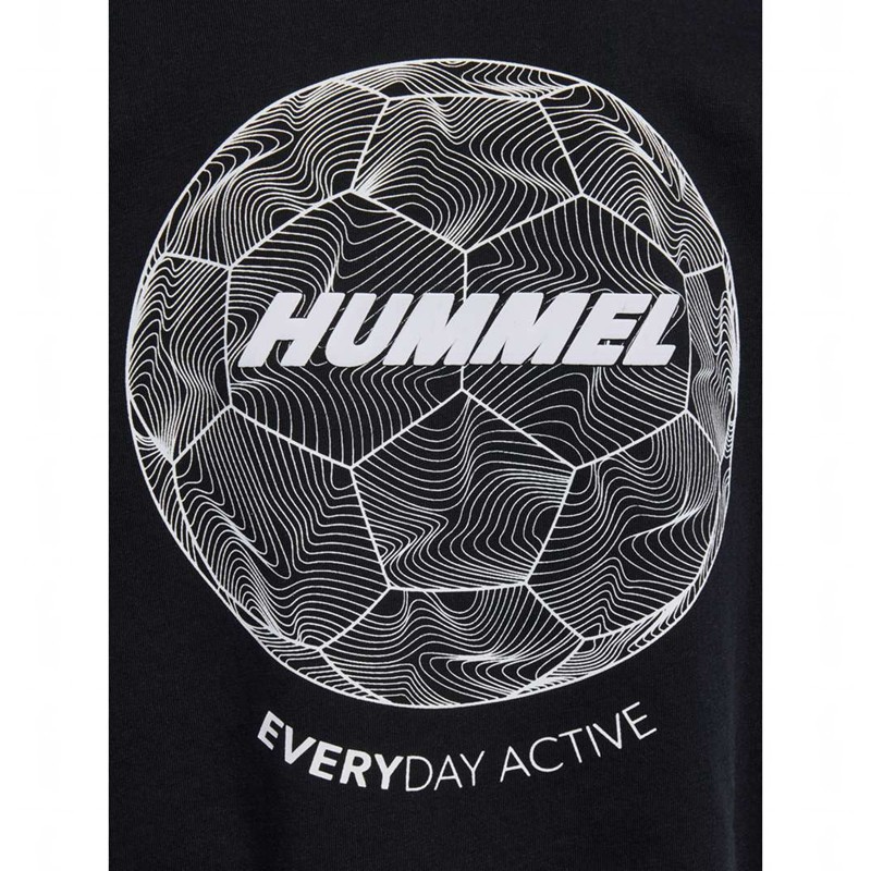 Hummel Casper S/S T-shirts Kinder Schwarz | 463097-205