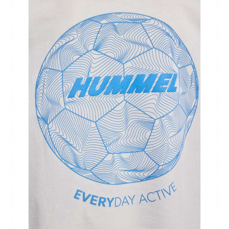 Hummel Casper S/S T-shirts Kinder Weiß | 585931-302