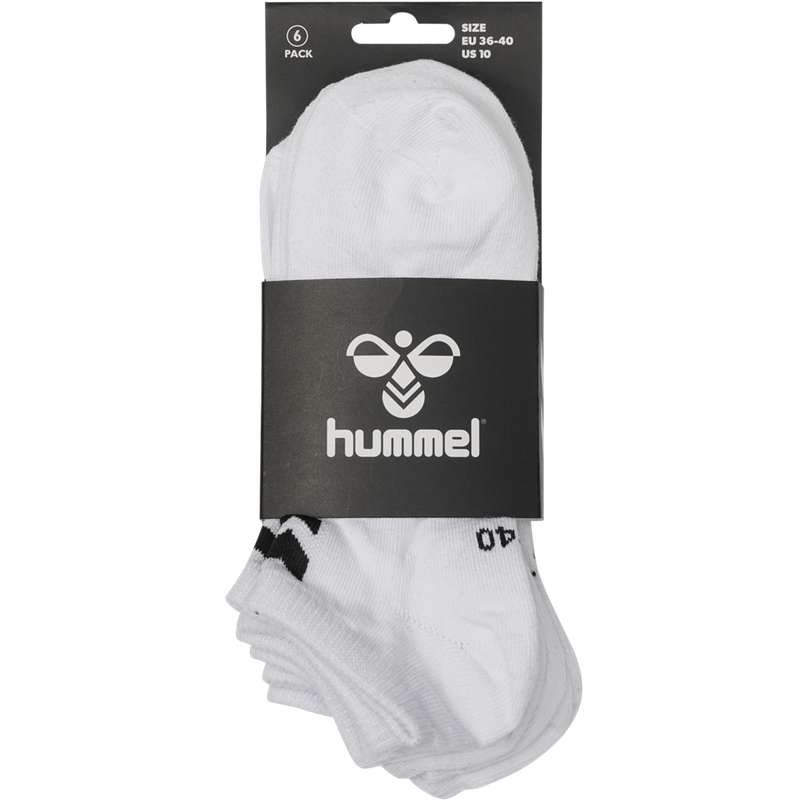 Hummel Chevron 6-pack Ankle Socken Damen Weiß | 010352-945