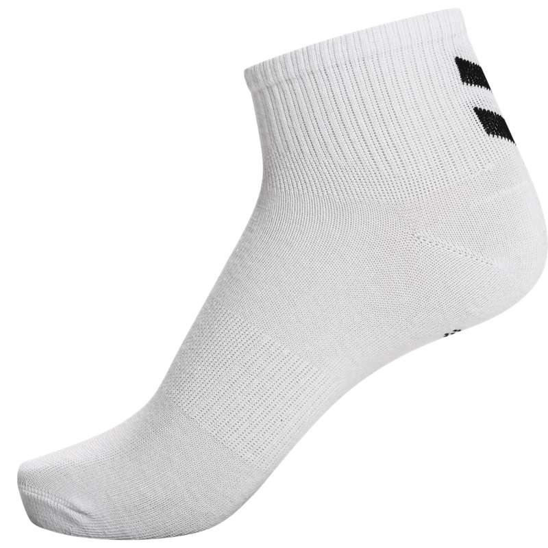 Hummel Chevron 6-pack Mid Cut Socken Damen Weiß | 997388-994