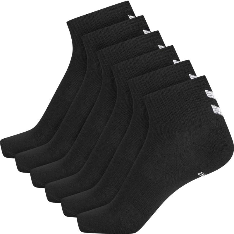 Hummel Chevron 6-pack Mid Cuts Hose Herren Schwarz | 619561-301