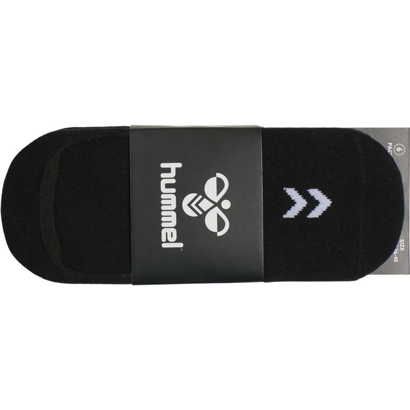 Hummel Chevron 6-pack No Show Socken Damen Schwarz | 769100-239