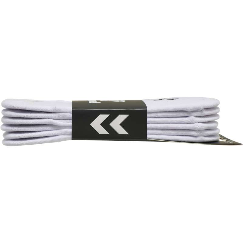 Hummel Chevron 6-pack No Show Socken Damen Weiß | 243751-810