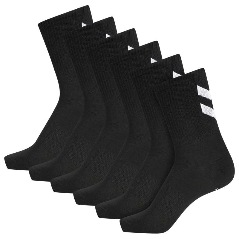 Hummel Chevron 6-pack Socken Damen Schwarz | 227076-492