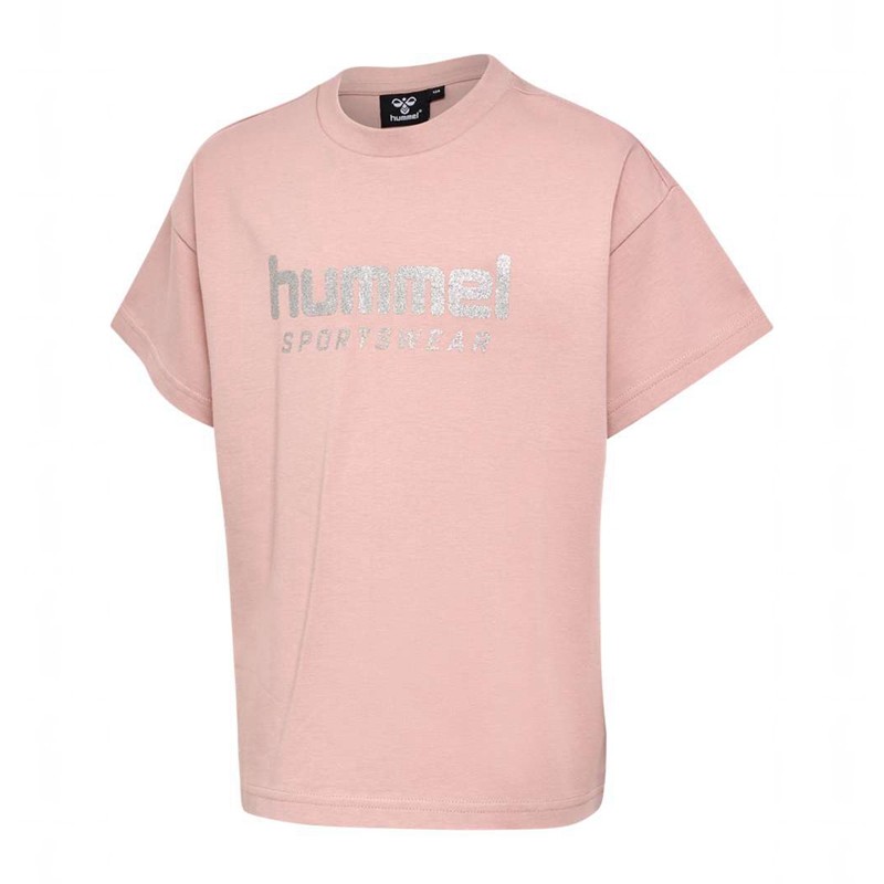 Hummel Chilli S/S T-shirts Kinder Rosa | 535398-503