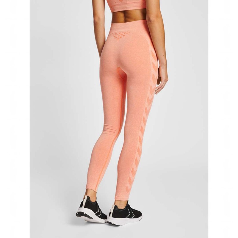 Hummel Ci Seamless Mid Waist Kurze Hose Damen Koralle | 190182-228