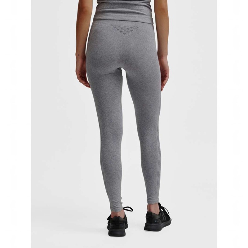Hummel Ci Seamless Mid Waist Strumpfhose Damen Grau | 238248-675