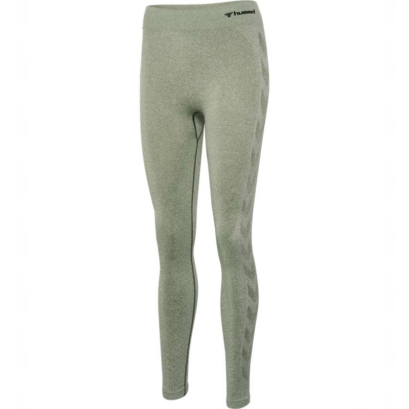 Hummel Ci Seamless Mid Waist Strumpfhose Damen Grün | 283845-087