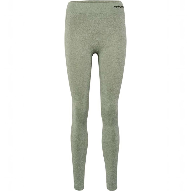 Hummel Ci Seamless Mid Waist Strumpfhose Damen Grün | 283845-087