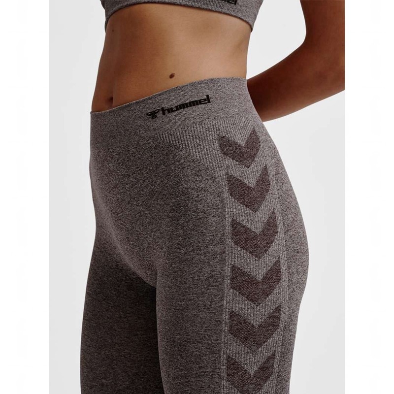 Hummel Ci Seamless Mid Waist Strumpfhose Damen Grau | 105327-379