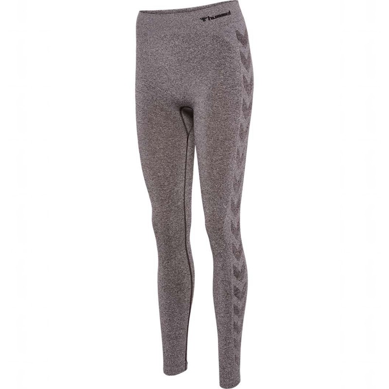 Hummel Ci Seamless Mid Waist Strumpfhose Damen Grau | 105327-379