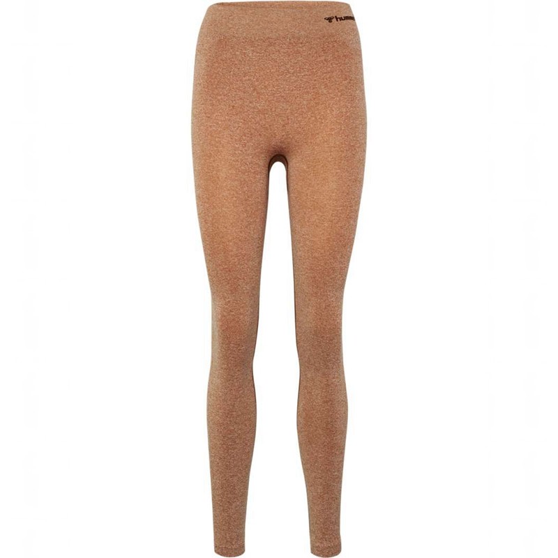 Hummel Ci Seamless Mid Waist T-shirts Damen Braun | 228215-550