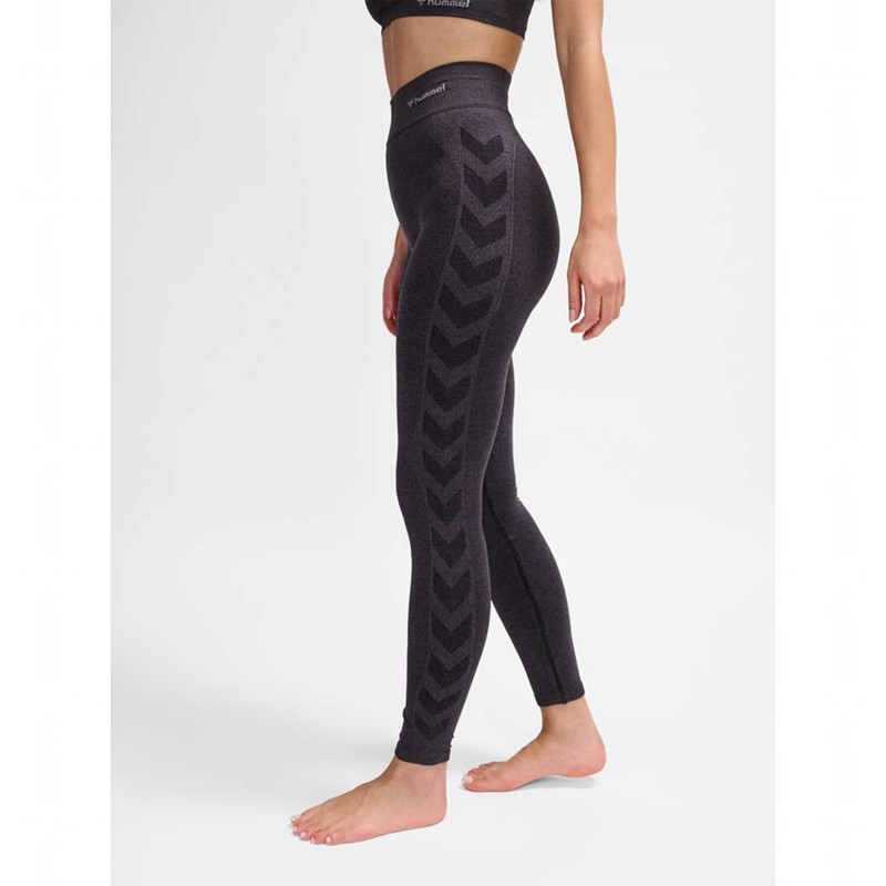Hummel Ci Seamless Mw Scrunch Strumpfhose Damen Schwarz | 328720-931