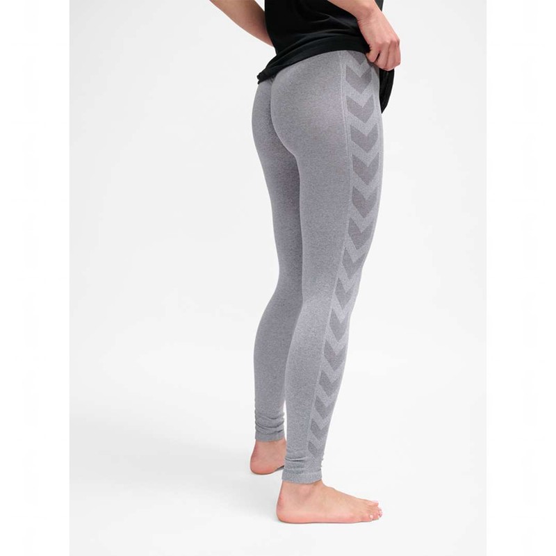 Hummel Ci Seamless Mw Scrunch Strumpfhose Damen Grau | 545233-192