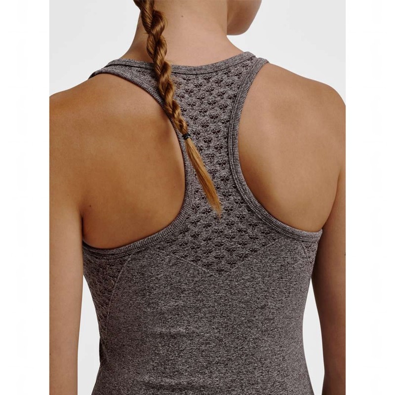 Hummel Ci Seamless Tanktop Damen Grau | 433812-014