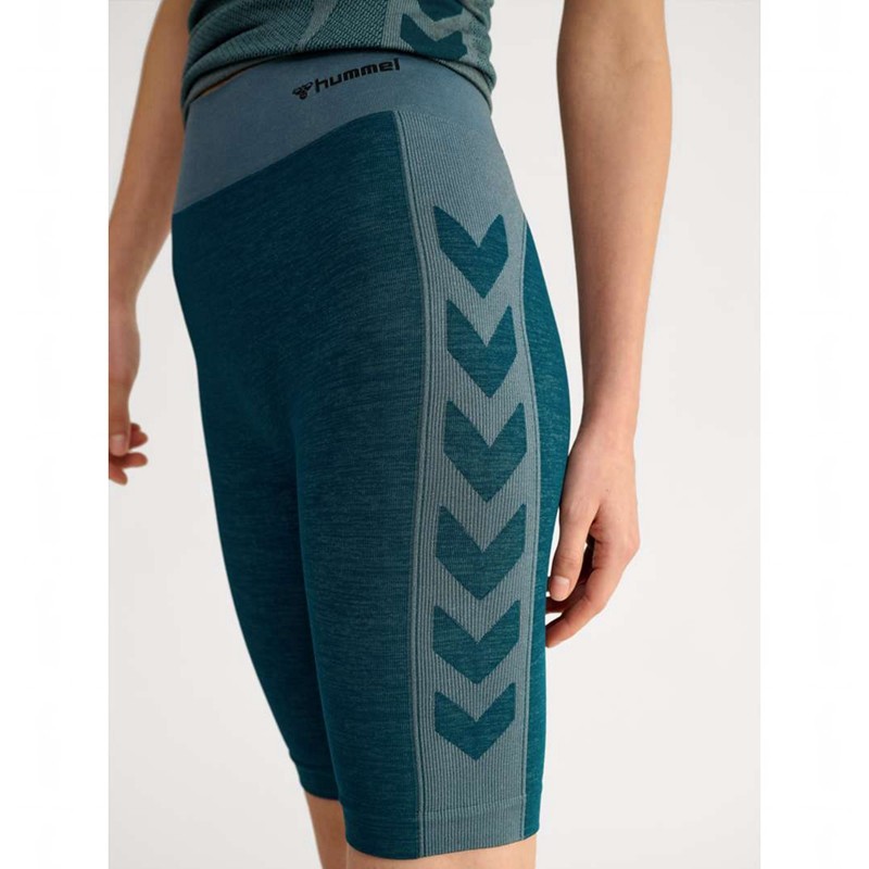 Hummel Clea Seamless Cycling Kurze Hose Damen Blau | 862192-565