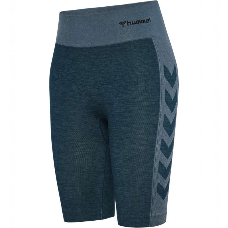 Hummel Clea Seamless Cycling Kurze Hose Damen Blau | 862192-565