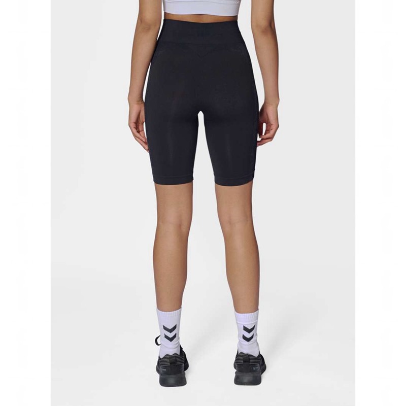 Hummel Clea Seamless Cycling Kurze Hose Damen Schwarz | 204788-344