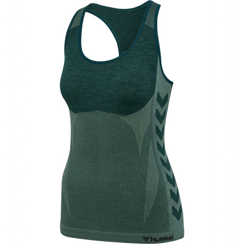 Hummel Clea Seamless Kurze Hose Damen Grün | 794960-426