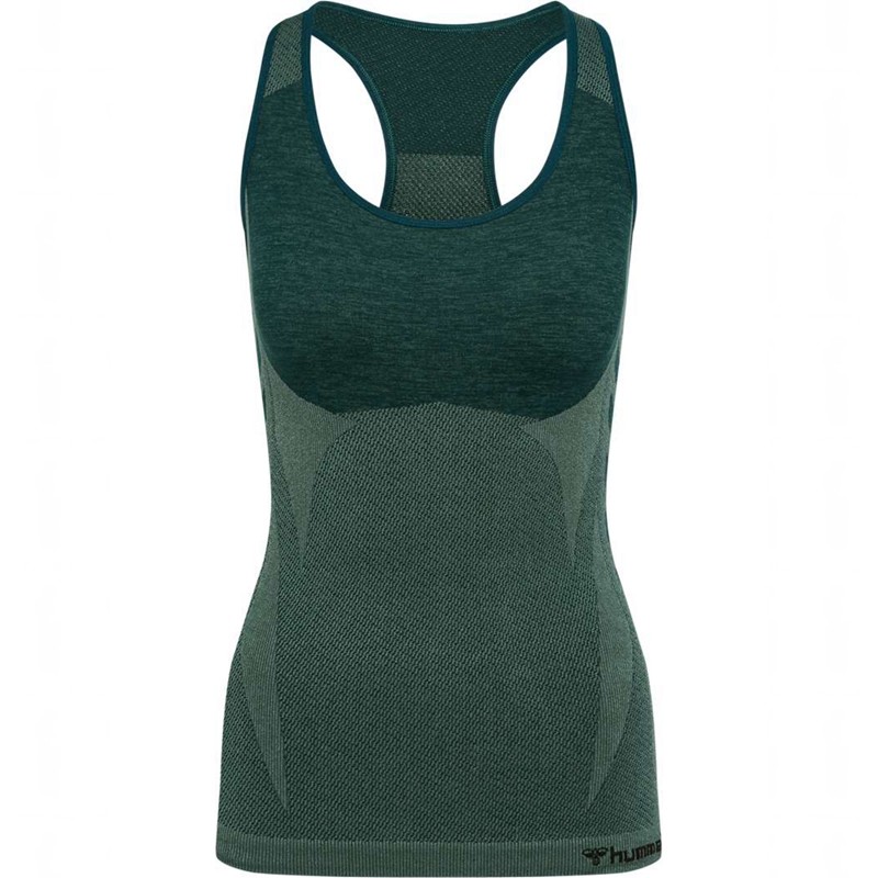 Hummel Clea Seamless Kurze Hose Damen Grün | 794960-426