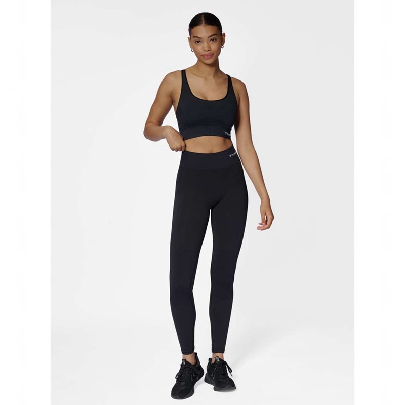 Hummel Clea Seamless Mid Waist Jacken Damen Schwarz | 304197-555
