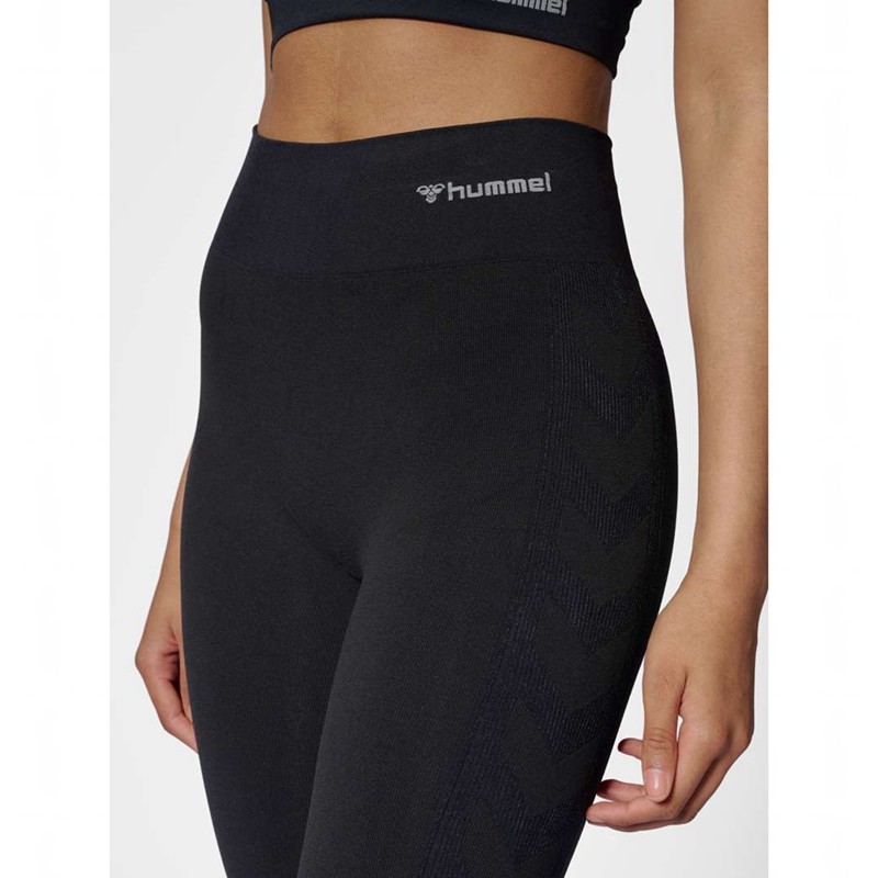 Hummel Clea Seamless Mid Waist Jacken Damen Schwarz | 304197-555