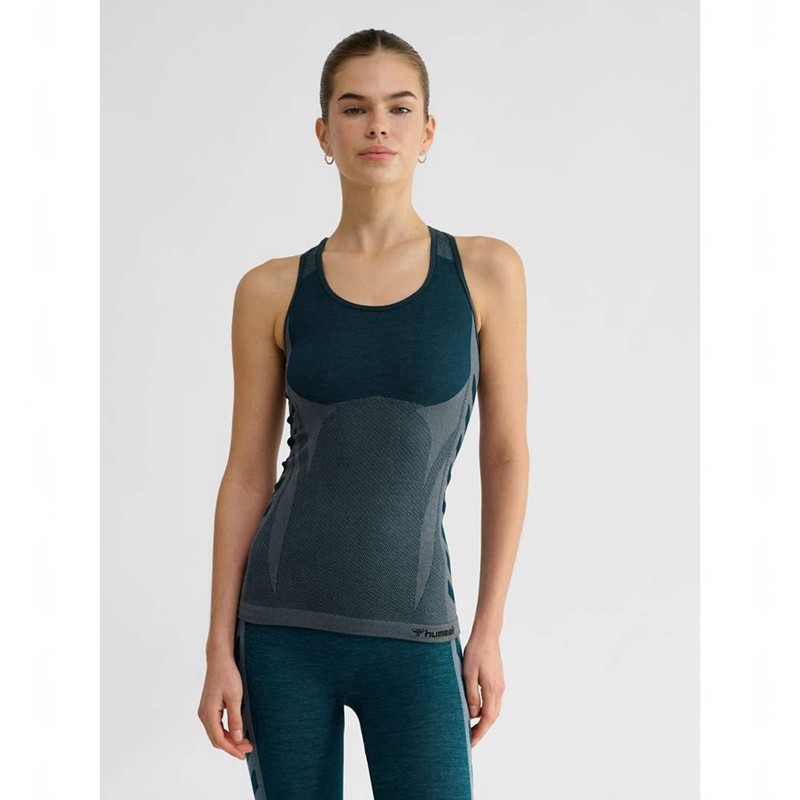 Hummel Clea Seamless Tanktop Damen Blau | 476515-281