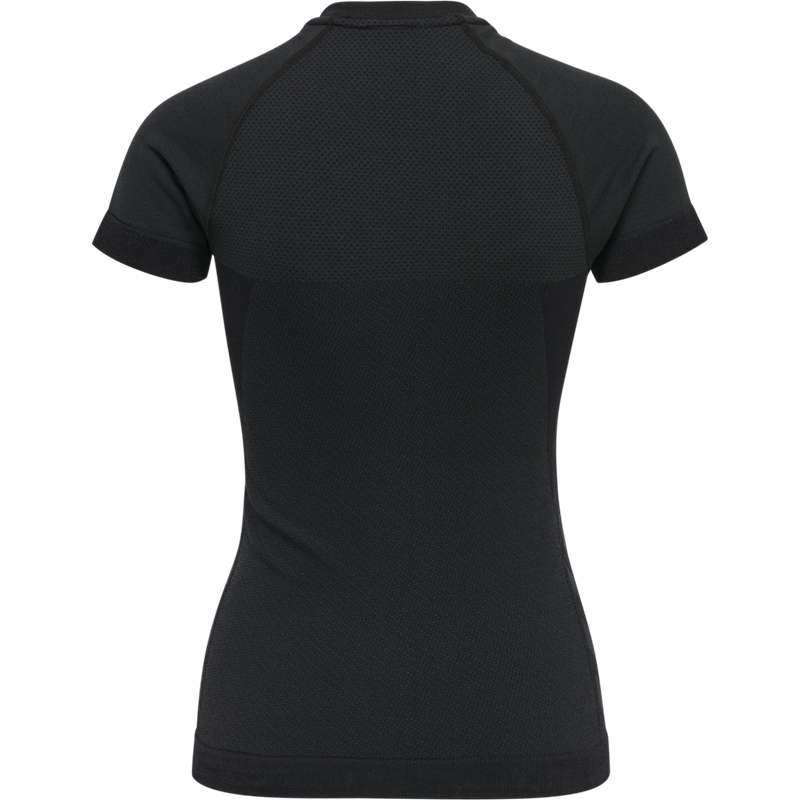 Hummel Clea Seamless Tight Hoodie Damen Schwarz | 837165-430