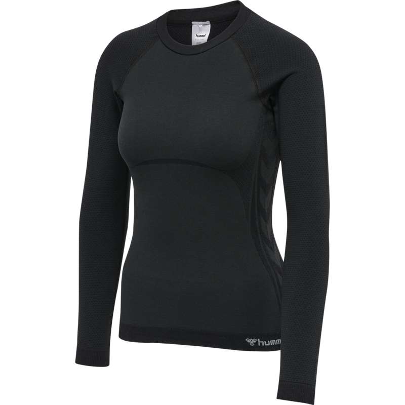 Hummel Clea Seamless Tight L/S Jacken Damen Schwarz | 340232-514