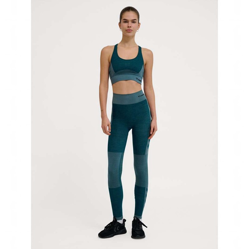 Hummel Clea Seamless Top Sneakers Damen Blau | 940565-077