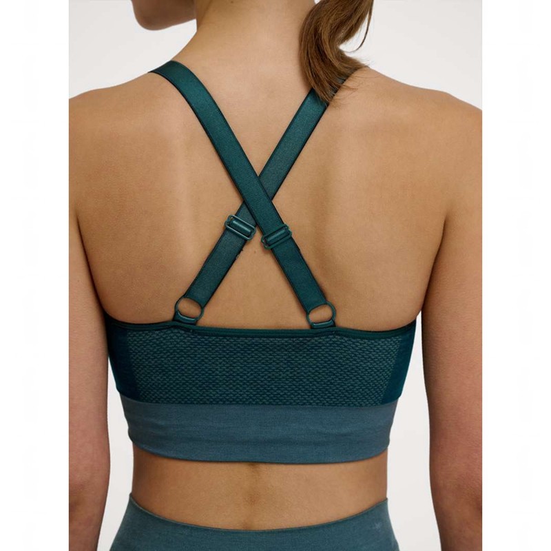 Hummel Clea Seamless Top Sneakers Damen Blau | 940565-077