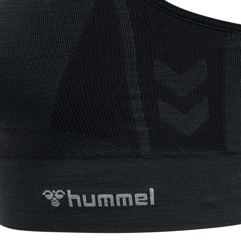 Hummel Clea Seamless Top Sport BH Damen Schwarz | 067178-384