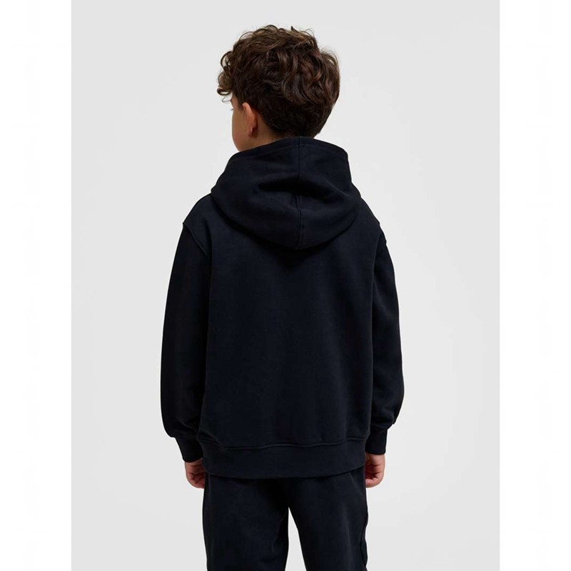 Hummel Clean Hoodie Kinder Schwarz | 185243-495