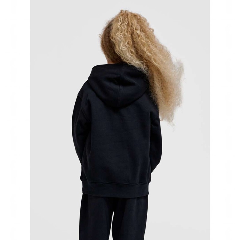 Hummel Clean Hoodie Kinder Schwarz | 185243-495