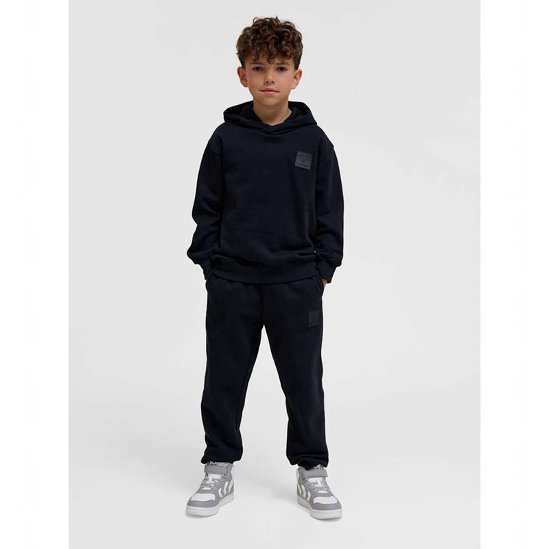 Hummel Clean Hoodie Kinder Schwarz | 185243-495