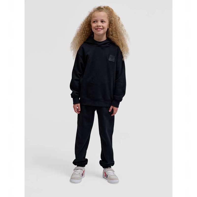 Hummel Clean Hoodie Kinder Schwarz | 185243-495