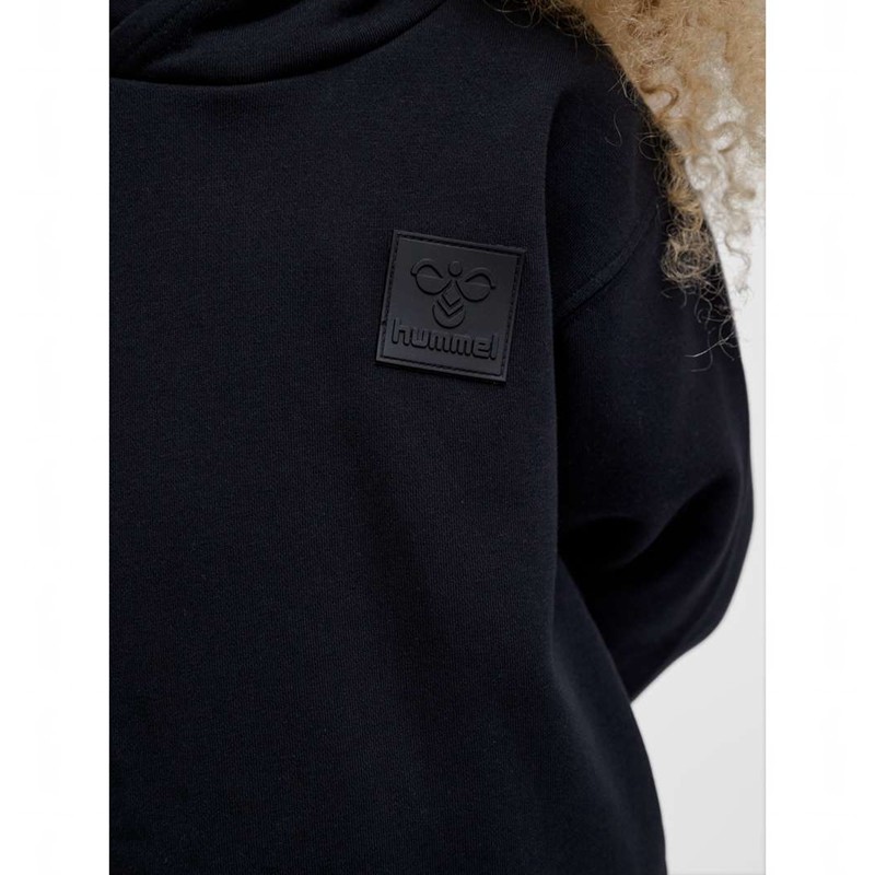 Hummel Clean Hoodie Kinder Schwarz | 185243-495