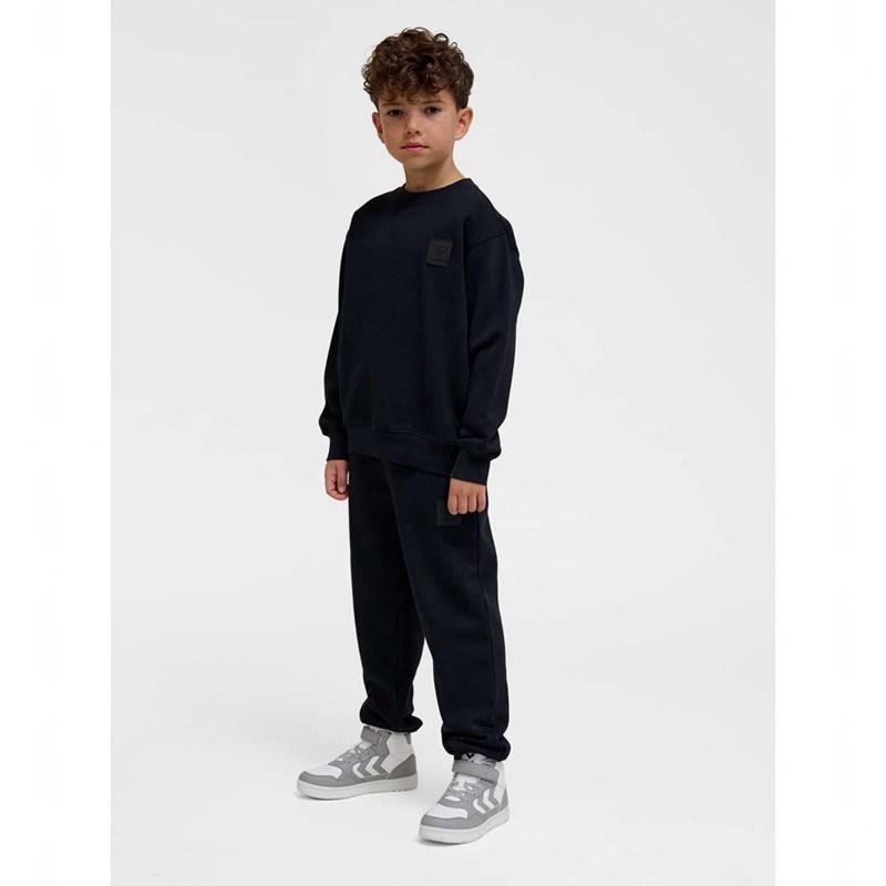 Hummel Clean Jogginghose Kinder Schwarz | 344676-428