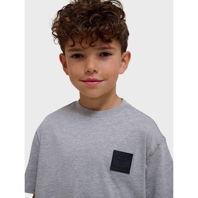 Hummel Clean S/S T-shirts Kinder Grau | 346820-279