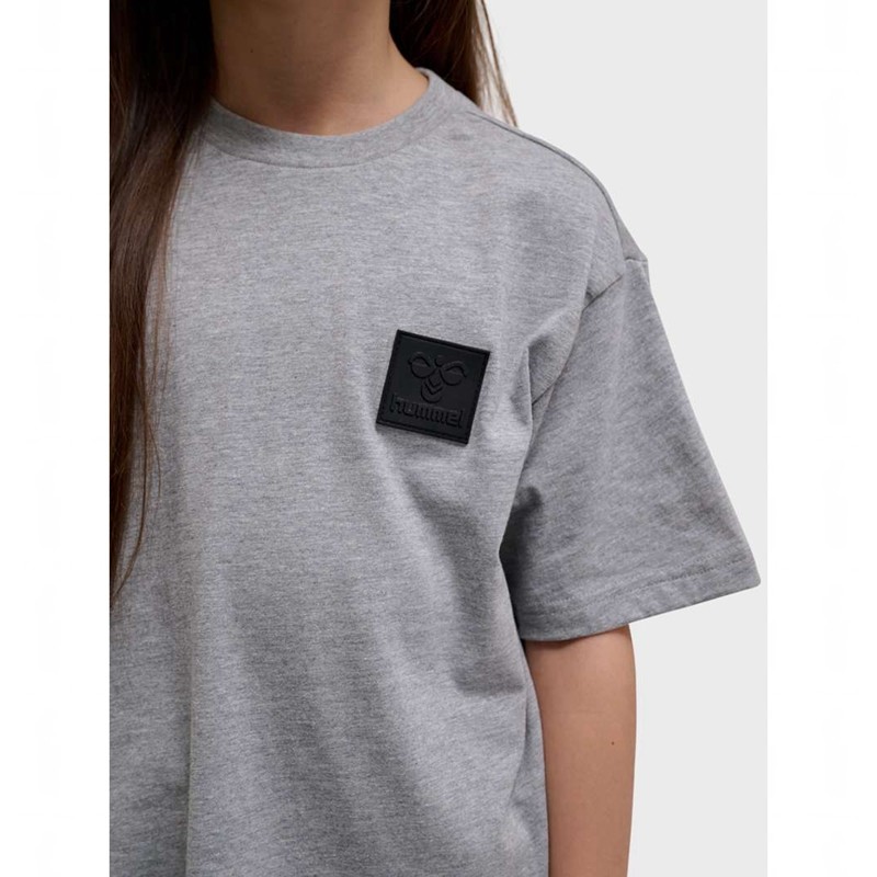 Hummel Clean S/S T-shirts Kinder Grau | 346820-279