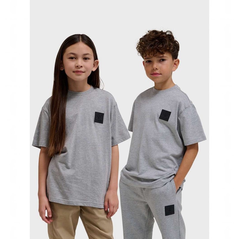 Hummel Clean S/S T-shirts Kinder Grau | 346820-279